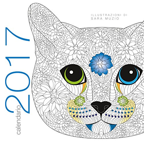 9788854031296: Gatti coloring. Calendario 2017