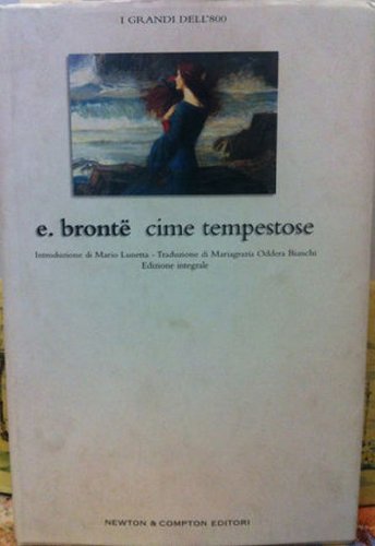 Imagen de archivo de Cime tempestose. a la venta por Librairie Th  la page