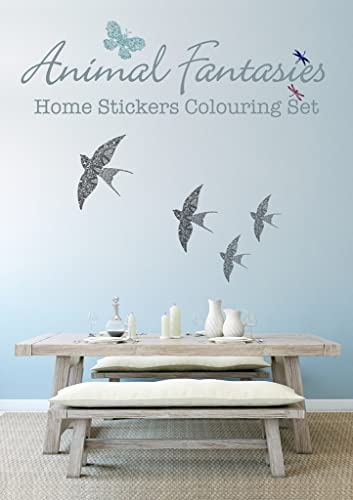 Stock image for Animal Fantasies: Home Stickers Colouring Set for sale by Hay-on-Wye Booksellers