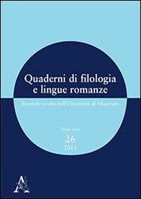 9788854866126: Quaderni di filologia e lingue romanze. Ricerche svolte nell'Universit di Macerata. Con CD-ROM (Vol. 26)