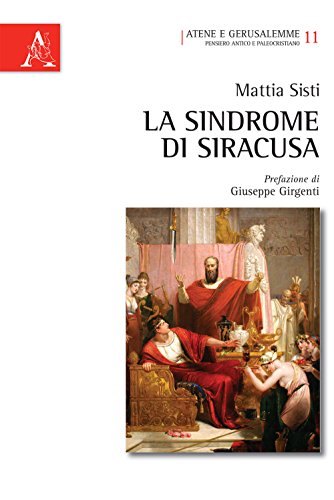 Beispielbild fr La Sindrome Di Siracusa zum Verkauf von Reuseabook