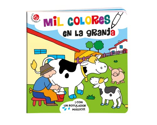 Beispielbild fr Mil colores en la granja (Spanish Edition) zum Verkauf von Lakeside Books