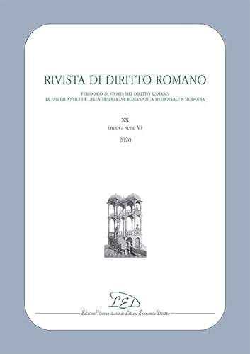 9788855130424: Rivista di diritto romano. Nuova serie (2020) (Vol. 20)