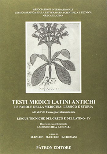 Testi medici latini antichi (Book)