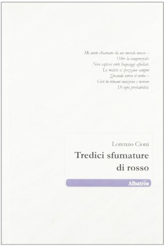 9788856736625: Tredici sfumature di rosso (Nuove voci)