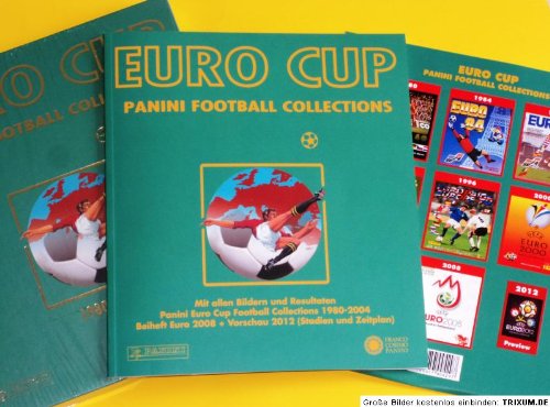 9788857004297: Panini Euro Cup Football Collections Paket 1980-2008 + Vorschau 2012 (Stadien und Zeitplan)