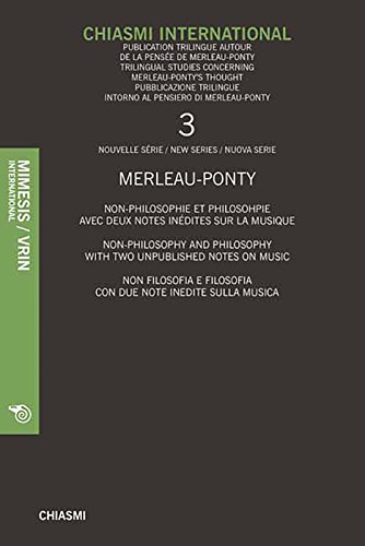 Beispielbild fr Chiasmi International: Part 13: Merleau-Ponty Cinquante Ans Apres sa Mort: Elements pour une Biographie Intellectuelle Merleau-Ponty Fifty Years After . Elementi per UNA Biografia Intellettuale zum Verkauf von Hay-on-Wye Booksellers