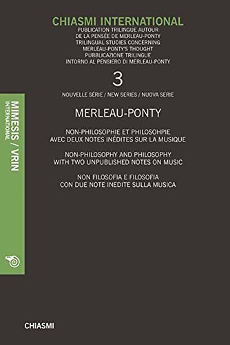 Stock image for Chiasmi International No. 13: Merleau-Poney - Fifty Years After his Death & Merleau-Poney/Deleuze. (Text in English, French, Itatlian) for sale by Powell's Bookstores Chicago, ABAA