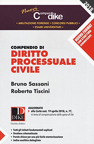 9788858209011: Compendio di diritto processuale civile