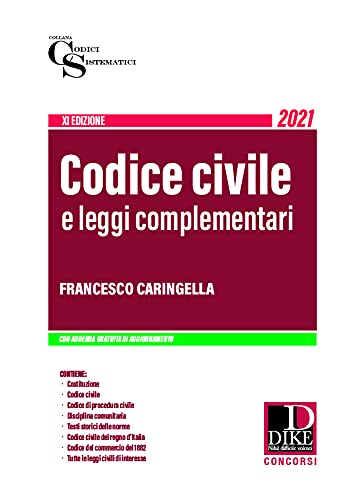 9788858212509: Codice civile e leggi complementari