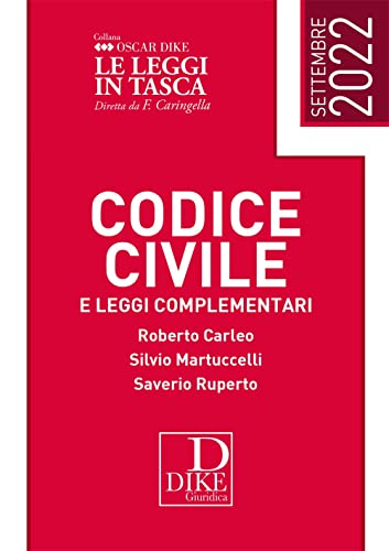 Stock image for CODICE CIVILE - E LEGGI COMPLEMENTARI 09/2022 for sale by Librightbooks