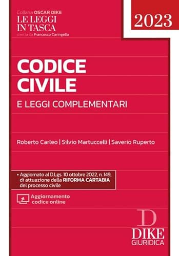 Stock image for CODICE CIVILE - E LEGGI COMPLEMENTARI 2023 for sale by Librightbooks