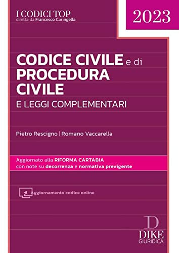 Beispielbild fr Codice civile e proced.civile top 2023 zum Verkauf von medimops