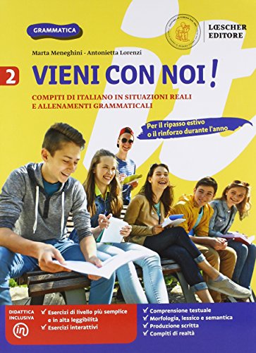 9788858330623: Vieni con noi! Compiti di italiano in situazioni reali e allenamenti grammaticali. Per la Scuola media. Con e-book. Con espansione online (Vol. 2)