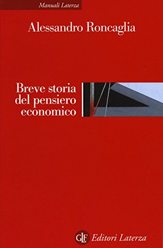 Stock image for Breve storia del pensiero economico for sale by medimops