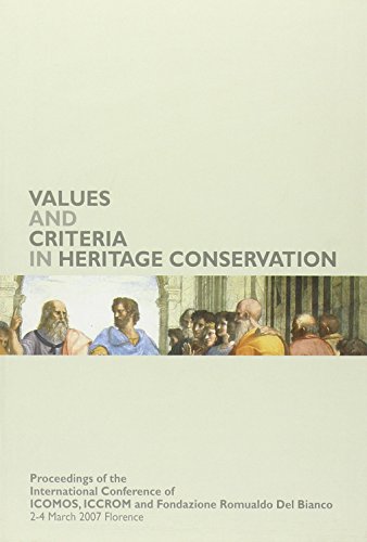 9788859604495: Values and Criteria in Heritage Conservation