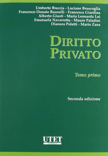 Imagen de archivo de Diritto privato: 1 (Manuali universitari) a la venta por medimops