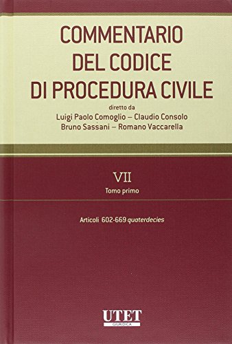 Stock image for Commentario del codice di procedura civile. Leggi collegate e speciali for sale by libreriauniversitaria.it