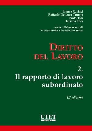 Imagen de archivo de Diritto del lavoro. Il rapporto di lavoro subordinato (Vol. 2) (Manuali universitari) a la venta por libreriauniversitaria.it