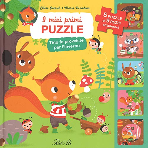 9788860237880: Tino fa provviste per l'inverno. I miei primi puzzle. Ediz. a colori (Libri gioco)