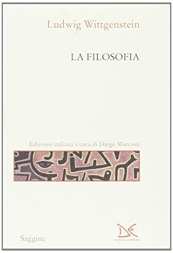 9788860360557: La filosofia. Testo tedesco a fronte (Saggine)