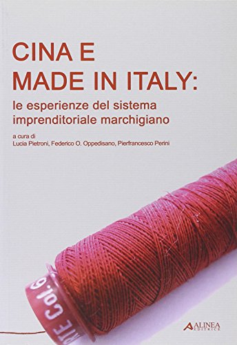 9788860551924: Cina e made in Italy