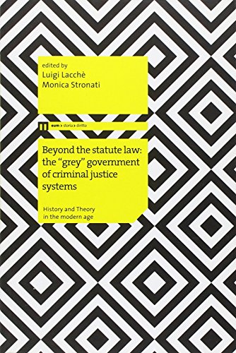 Beispielbild fr Beyond the Statute Law: The "Grey" Government of Criminal Justice Systems. zum Verkauf von Plurabelle Books Ltd