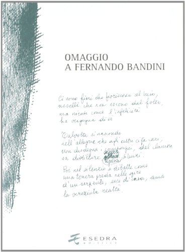 9788860580177: Omaggio a Fernando Bandini (Il drappo verde)