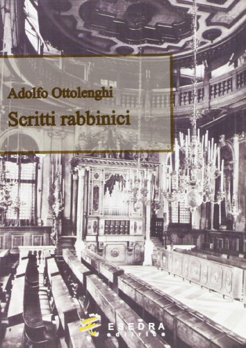 Beispielbild fr Scritti rabbinici zum Verkauf von Apeiron Book Service