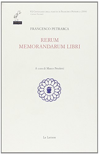 9788860875730: Rerum memorandarum libri