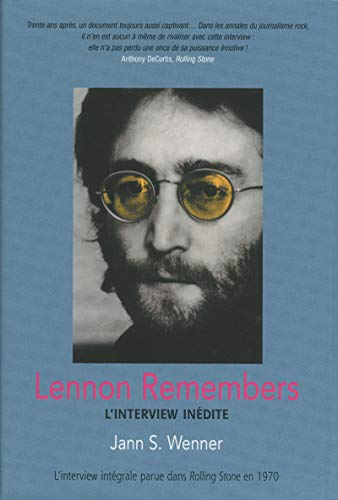 Lennon remembers - L'interview inÃ©dite (9788861121812) by Wenner, Jann S.