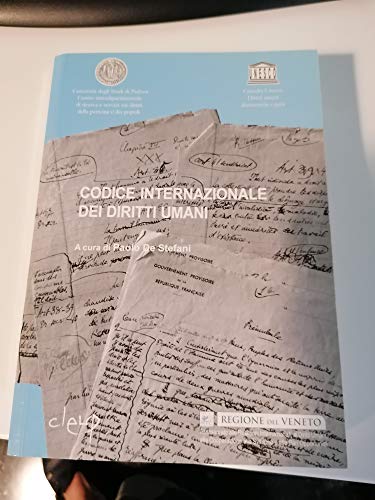 Stock image for Codice internazionale dei diritti umani for sale by libreriauniversitaria.it