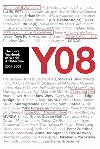 Stock image for Y08: The Skira Yearbook of World Architecture 2007-2008 for sale by PsychoBabel & Skoob Books