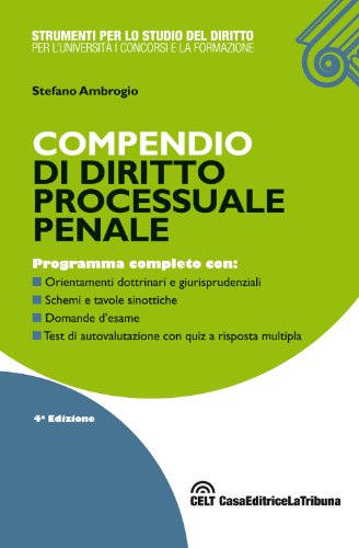 Stock image for Compendio di diritto processuale penale for sale by medimops