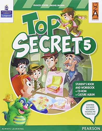 9788861611979: Top secret. Con Fascicolo. Per la Scuola elementare. Con CD-ROM. Con e-book. Con espansione online (Vol. 5)