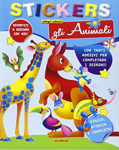 9788861759305: Gli animali. Con adesivi. Ediz. illustrata (Allegri adesivi)