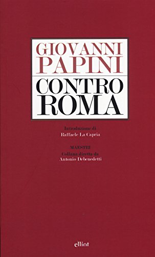 Imagen de archivo de Contro Roma a la venta por medimops