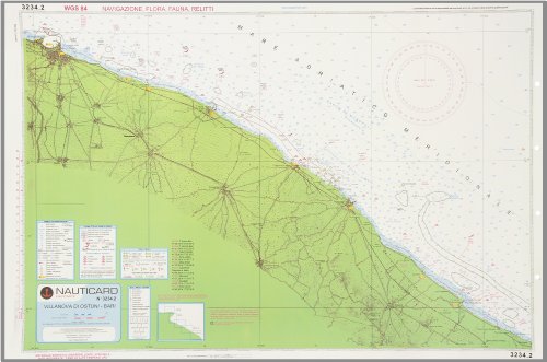 9788862000208: Carta nautica 3234. Da Bari a Casalabate