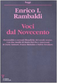 9788862500050: Voci del Novecento (Saggi)