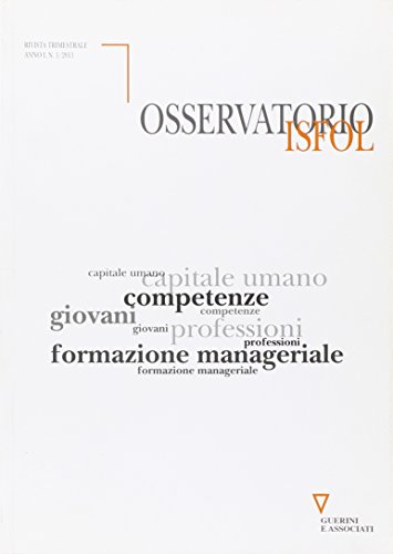 9788862503082: Osservatorio Isfol (2011) (Vol. 1)