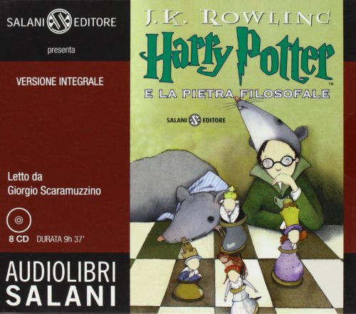 9788862560320: Harry Potter e la pietra filosofale letto da Giorgio Scaramuzzino. Audiolibro. 8 CD Audio (Vol. 1)