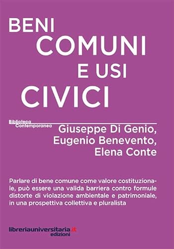 Beispielbild fr Beni comuni e usi civici zum Verkauf von libreriauniversitaria.it