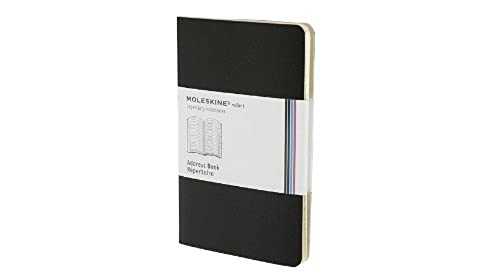 9788862931557: Moleskine Carnet d'adresses Volant Format de poche Noir Couverture souple 9 x 14 cm