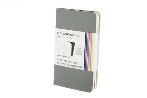 9788862933315: Moleskine Volant Plain Grey Extra Small Notebooks