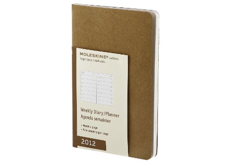 Imagen de archivo de Moleskine 2012 12 Month Cahier Weekly Planner Ginger Pocket (Moleskine Legendary Notebooks (Calendars)) a la venta por Ergodebooks