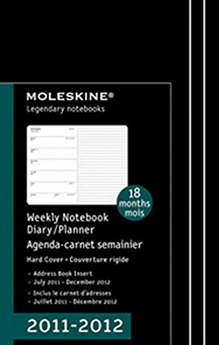 , Agenda notitieboek 2022-2023 Moleskine 18mnd Large hard cover zwart
