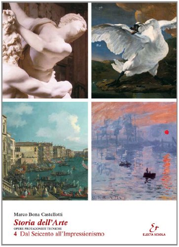 9788863080049: Storia dell'arte. Opere, protagonisti, tecniche. Per le Scuole superiori. Dal Seicento all'impressionismo (Vol. 4)