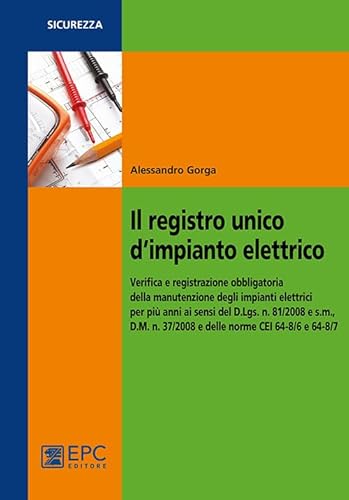 9788863106978: Registro unico impianto elettrico