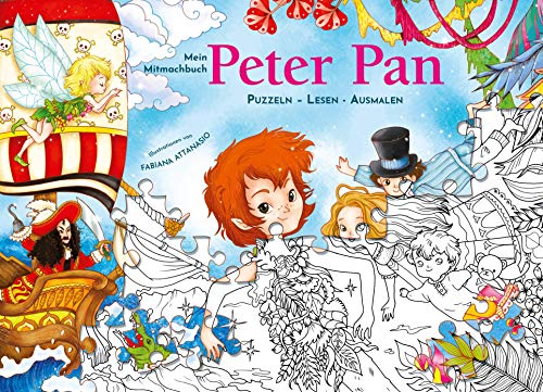 Beispielbild fr Mein Mitmachbuch: Peter Pan: Puzzeln - Lesen - Ausmalen zum Verkauf von medimops