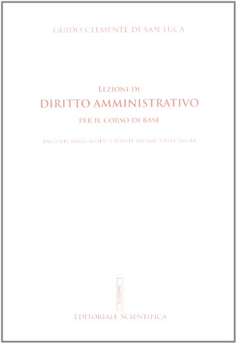 9788863422733: Lezioni di diritto amministrativo